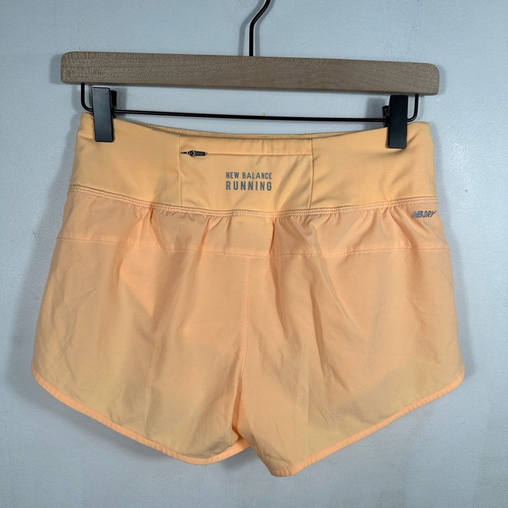 New Balance Running Shorts XS Peach Lightweight Athletic Activewear Women - Picture 4 of 10